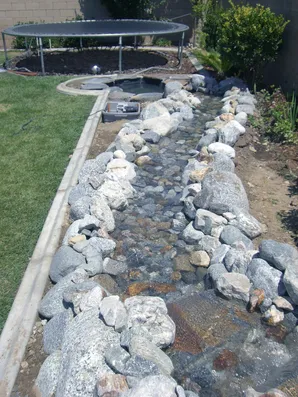Fontana pond construction-5