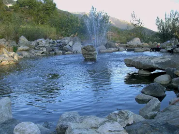 Devore pond construction